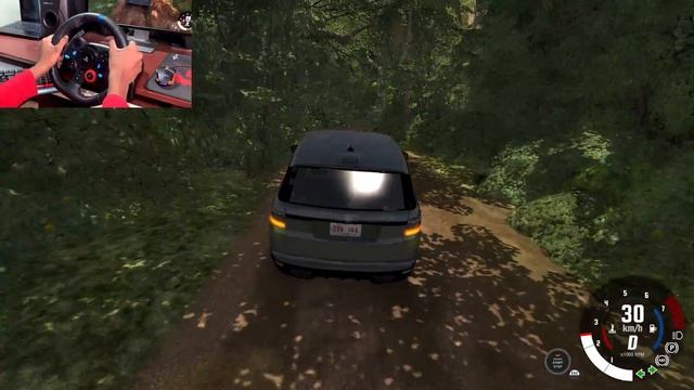 Range Rover Sport SVR - Logitech G29 Driving force wheel | off-Road Simulator смотреть онлайн
