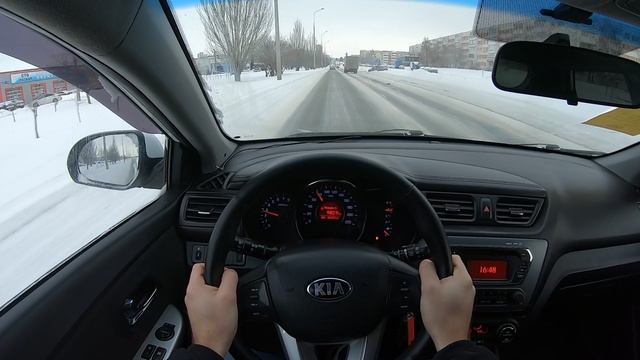 2014 KIA Rio POV TEST DRIVE