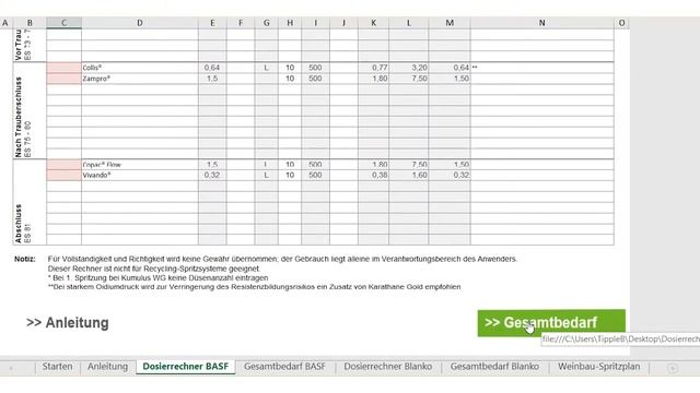 BASF Dosierrechner – Pflanzenschutzmittel-Bedarf einfach und verlässlich Planen - Anleitung смотреть онлайн