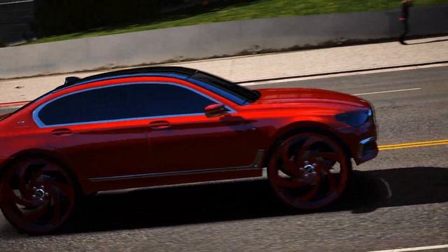 BMW ON MTW WHEELS AND A HARLEY BAGGER ON 28S GTA 5 MODS смотреть онлайн