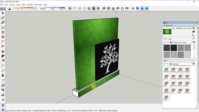 PARK BILLBOARD DESIGN IN SKETCHUP PRO смотреть онлайн