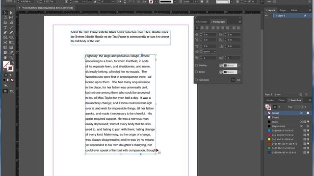 A Quick Fix for Dealing with Text Overflow in InDesign смотреть онлайн