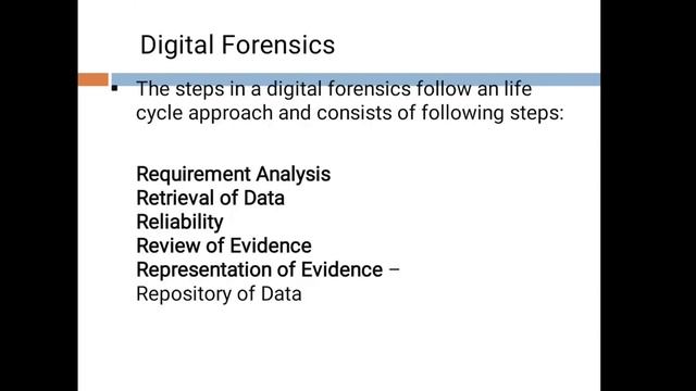 CS- Cyber Security-BE CSE-IT- Digital Forensics Lifecycle смотреть онлайн