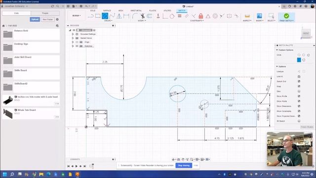 Fusion 360 Tutorial Skills Board #2 with Drawing смотреть онлайн