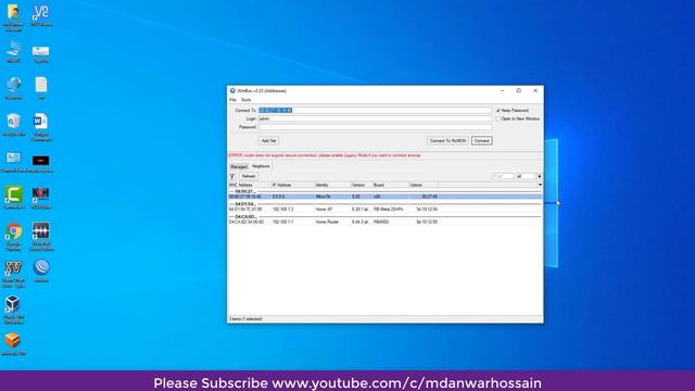 Router does not support secure connection Mikrotik Winbox *Mikrotik Troubleshooting* смотреть онлайн