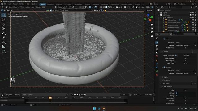 Flip Fluids Addon Simulation In Blender смотреть онлайн