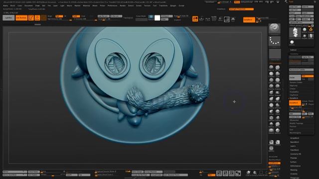 Hollowing out models for 3D printing using Zbrush 4r8 and Live Boolean смотреть онлайн