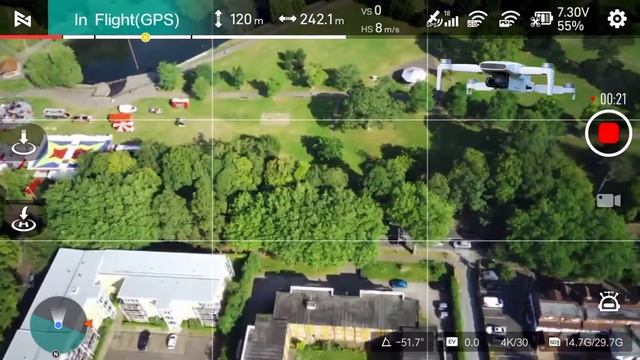 Beautiful Flight of New 2021 Xiaomi Fimi Mini x8 over Lake and Birds, Mobile App Screen Recording смотреть онлайн