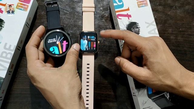 Alt Og max Vs Alt Vibe BT Calling Smartwatch Full Compare | Alt Vibe BT vs Alt og Max смотреть онлайн