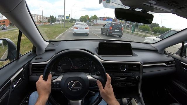 2017 Lexus RX 200t (AGL20W) 2.0L (238) 8AR-FTS City Car Driving смотреть онлайн