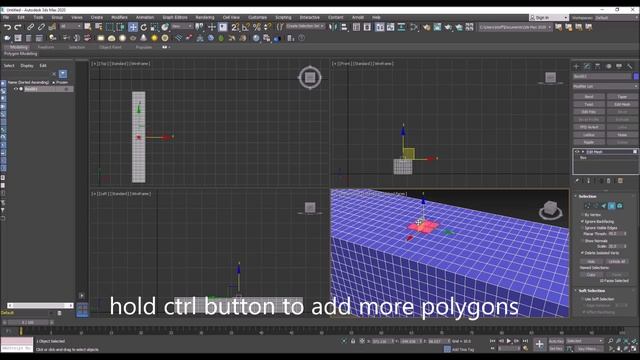 3dsMax Modify Panel - Bend, Taper, Twist, Edit Poly & Turbo Smooth смотреть онлайн