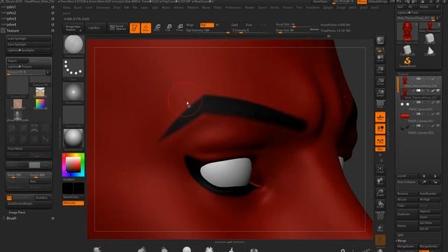 | Johnnny 3D | Zbrush Face Speed Modeling(Sculpting) 덴마 롯 [ Time lapse x10 ] смотреть онлайн