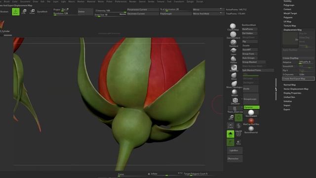 ZBrush Rose Tool смотреть онлайн