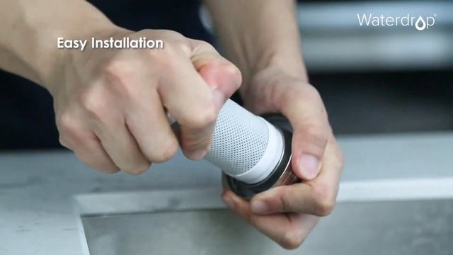 Waterdrop FC-06 Stainless Steel Activated Carbon Block Faucet Water Filter смотреть онлайн