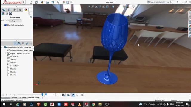 Solidworks Tutorials | Water Glass Rendering In Solidworks смотреть онлайн