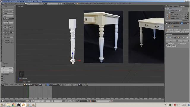 blender tutorial (build a table) part 2 смотреть онлайн
