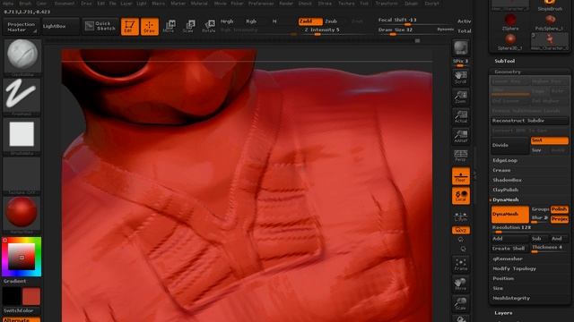 Concept 3D Model using Dynamesh in Zbrush 4R5 by Solomon W. Jagwe смотреть онлайн