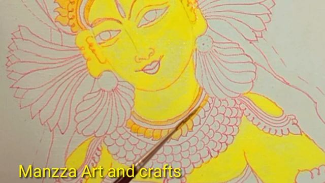 Mural tutorial.Apsara painting.Part-2 смотреть онлайн