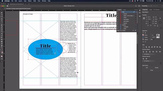 11. Adjusting Frames and Text Wrap in InDesign смотреть онлайн