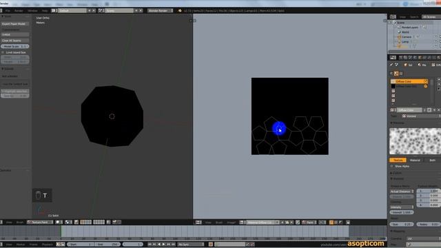 Blender 3D - Paper Model Export смотреть онлайн