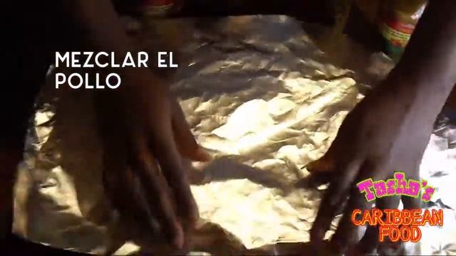 Receta original Pollo Caribeño con la salsa picante Caribeña Tasha's.