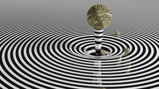 BLENDER - satisfying moving pattern & marbles смотреть онлайн