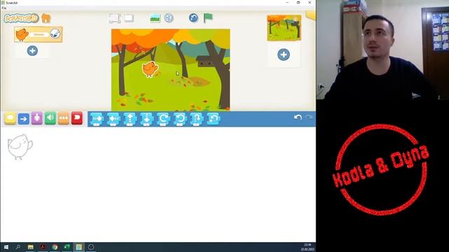 Scratch Jr Sahne ve Arka Plan Silme смотреть онлайн