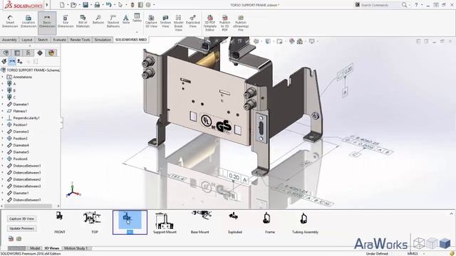 AraWorks Novedades SOLIDWORKS 2016 - MBD смотреть онлайн