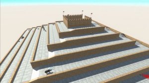 ESCAPE FROM ALIEN WOOLLY RHINO - UPHILL COURSE - ARBS - Animal Revolt Battle Simulator