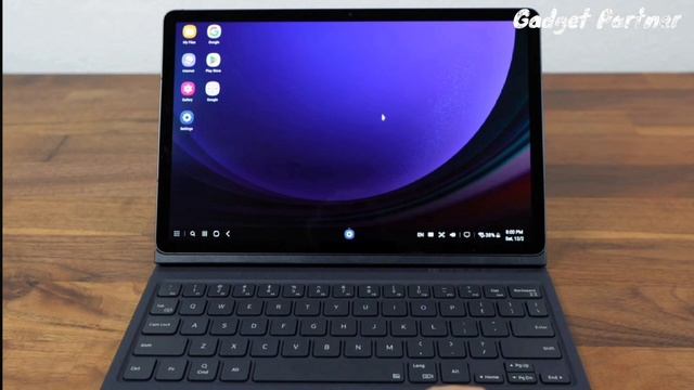 Book Cover Keyboard Case For Tab S9 & S9 FE #samsungtabs9fe #firstimpressions #keyboardcover #asmr