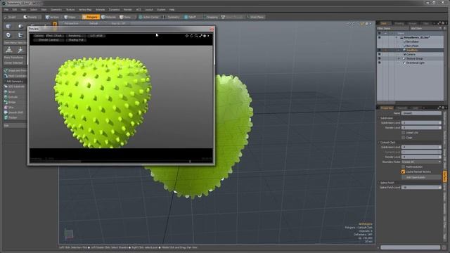 Modo for Consumer Packaged Goods: 8. Modeling the Strawberry смотреть онлайн
