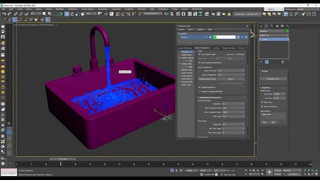 3ds Max 2023 Fluids Simulation Tutorial | #3dsmaxtutorial #tipsandtricks смотреть онлайн
