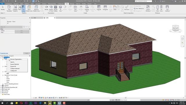 Revit Architecture 2019 Free Course A to Z-04 Project Browser смотреть онлайн