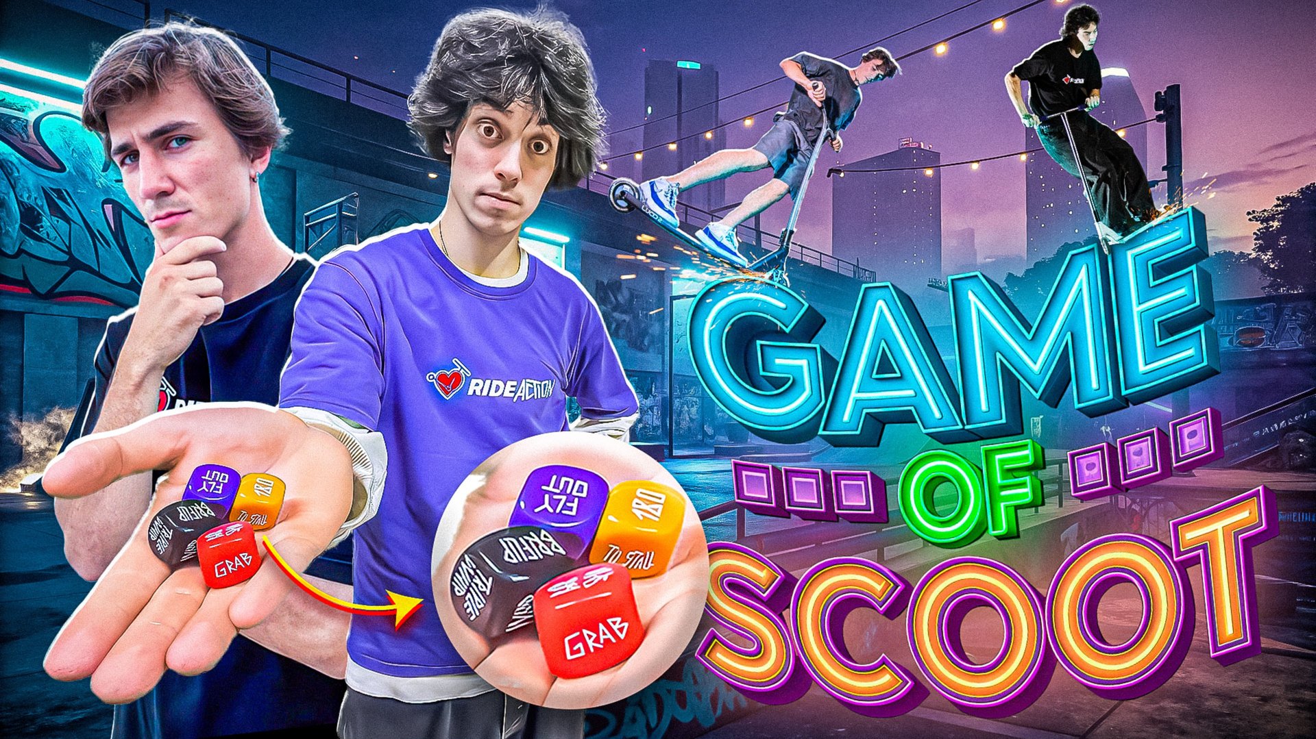 GAME OF SCOOT | ТРЮКОВЫЕ КУБИКИ RIDEACTION