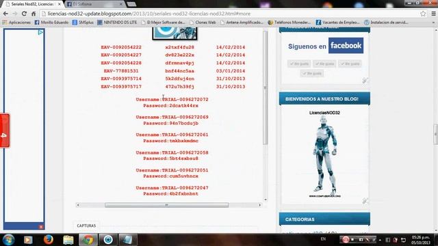 Activar Antivirus Nod32 Gratis Pagina de Licencias Peru Gratis смотреть онлайн