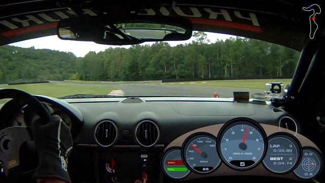 BMW CCA Boston - 2006 Porsche Boxster S Race Car "Black Flagged" for sound. смотреть онлайн