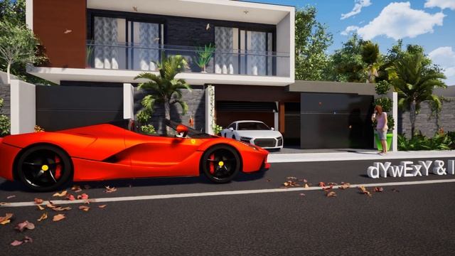 Modern House, ArchiCAD, Twinmotion смотреть онлайн