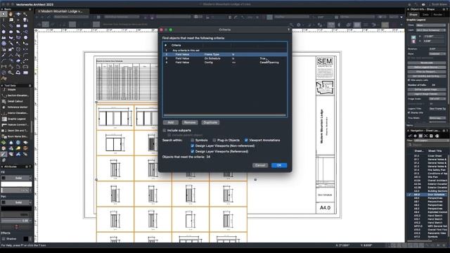 Vectorworks Custom Graphic Legends: Door & Window Frame Types смотреть онлайн