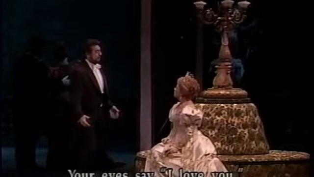 Amor ti vieta from Act II of Giordano's Fedora Placido Domingo1 Копие смотреть онлайн