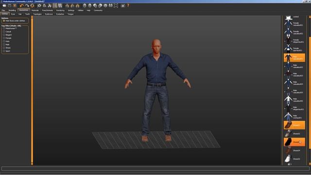 How to use Makehuman with Blender - Blender 2.8 Tutorial смотреть онлайн