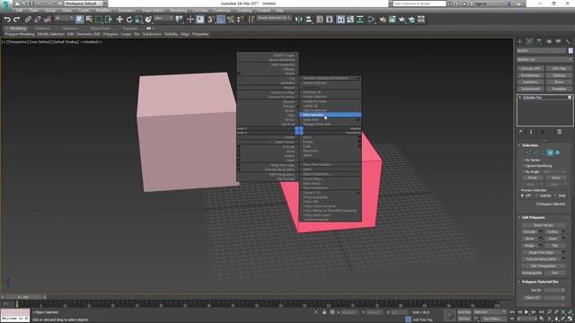 [3Ds Max] - Hide Selection смотреть онлайн