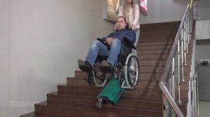 Демонстрация работы гусеничного подъемника БАРС Комфорт