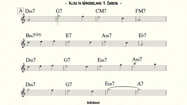 Alice In Wonderland Backing Track For Piano & Guitar (BPM 120) смотреть онлайн
