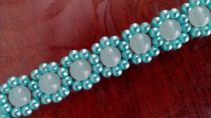 Браслетик из  бусин. МК