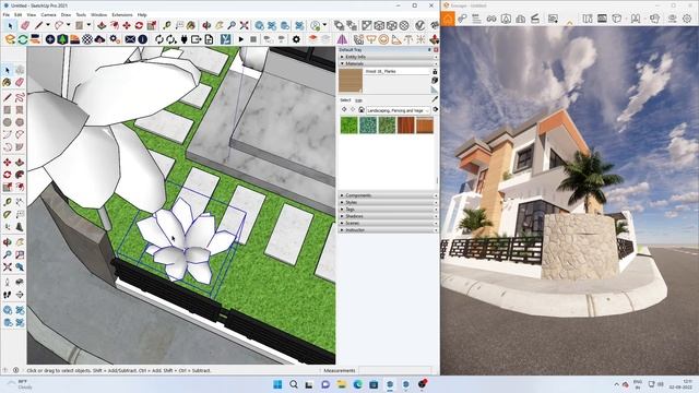 Enscape 3.4 Complete Exterior Render Process Tutorial | Enscape For Sketchup