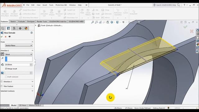 solidworkstutorial sketch computer fan in solidworks смотреть онлайн