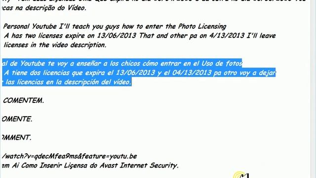 Avast Internet Security + Liçensa (Liçense) 13.04.2013 e 13.06.2013 HD смотреть онлайн
