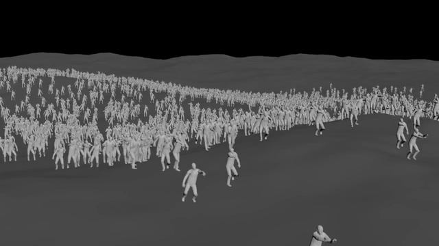 Zombie Crowd Simulation Final смотреть онлайн