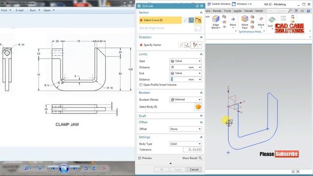 #NX ASSEMBLY #G CLAMP ASSEMBLY #CLAMP JAW