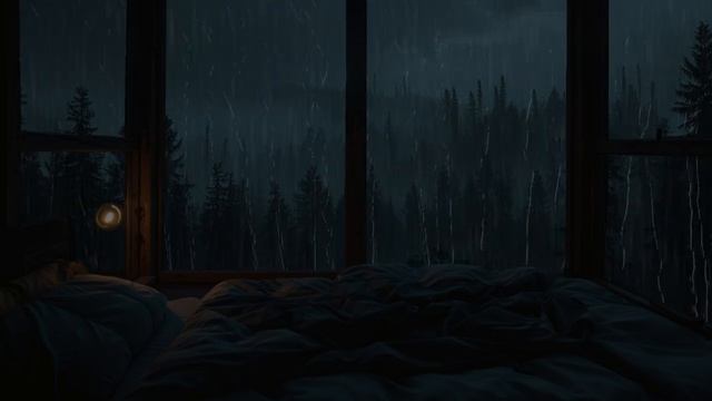 Звуки дождя в туманном лесу для глубокого расслабления и сна | Звук Природы Расслабляющий смотреть онлайн